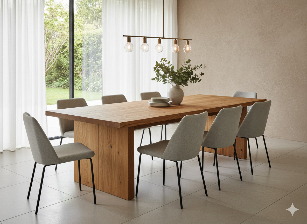 Eiken Eettafel op Maat
